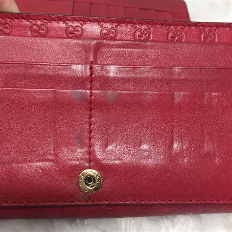 gucci card wallet red|authentic gucci red wallet.